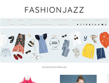 Tablet Screenshot of fashionjazz.co.za